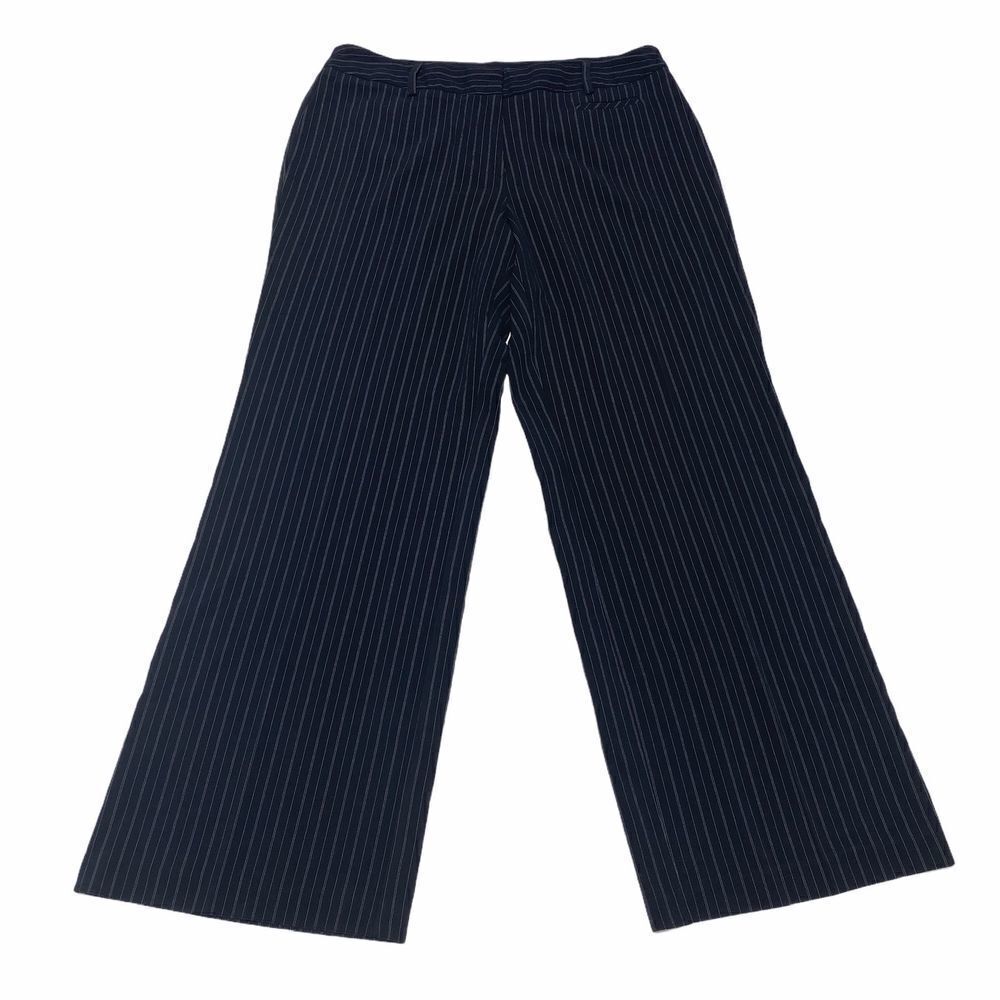 GEORGE Wide Leg Pinstripe Dress Pant Trousers 10P